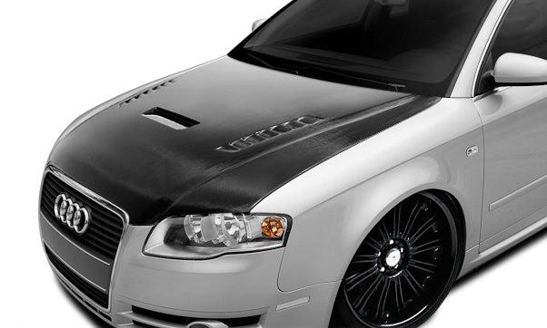 Audi A4 / S4 Carbon Fiber AF-1 Hood - Image 4