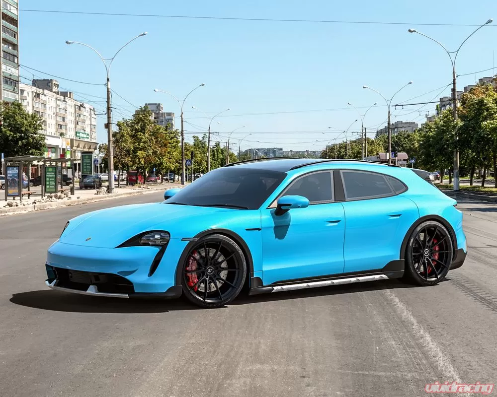Audi E-Tron / Porsche Taycan D03 Wheel Package (Matte Black) - Image 5