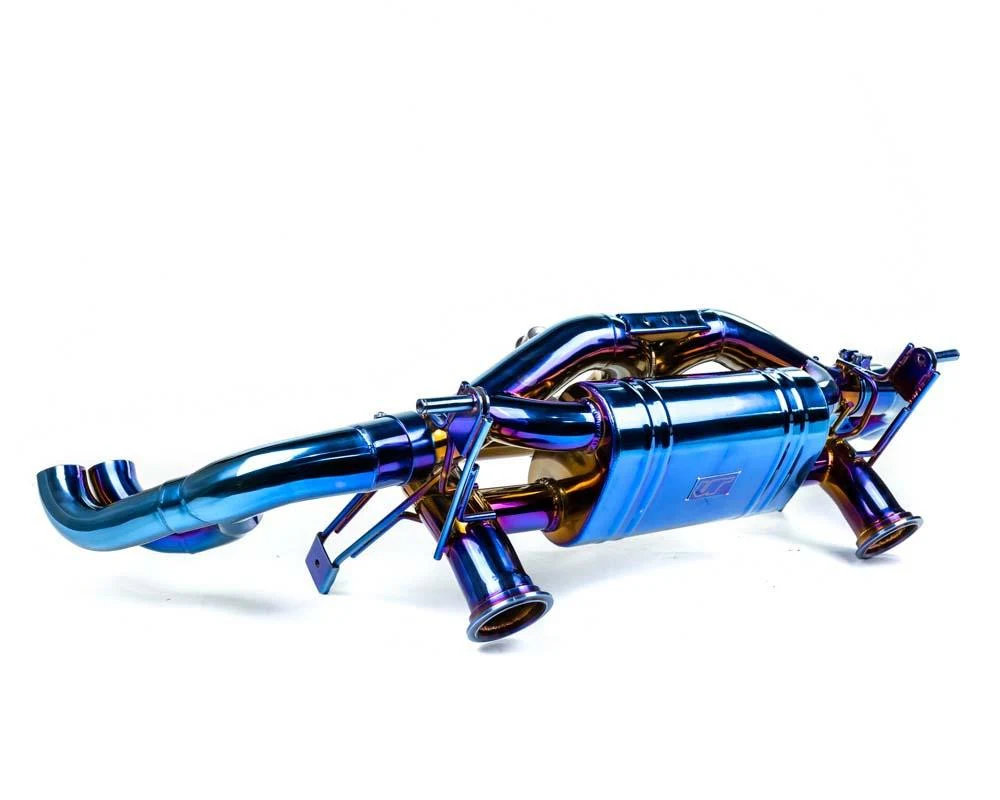 Audi R8 Blue Titanium Exhaust System - Image 4