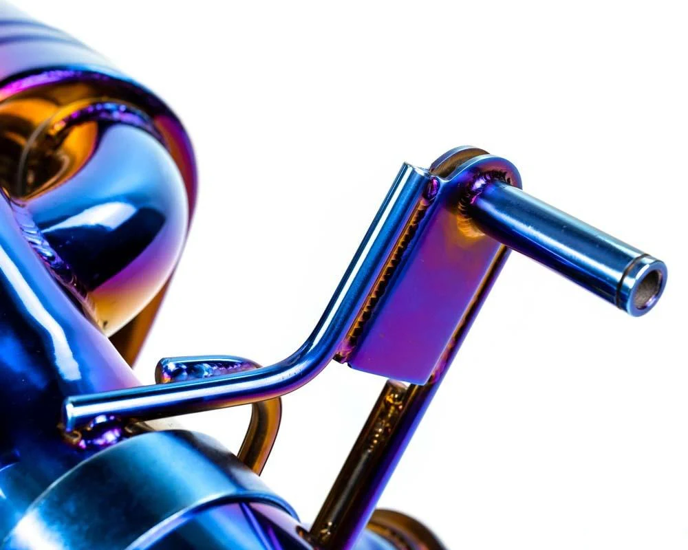 Audi R8 Blue Titanium Exhaust System - Image 9
