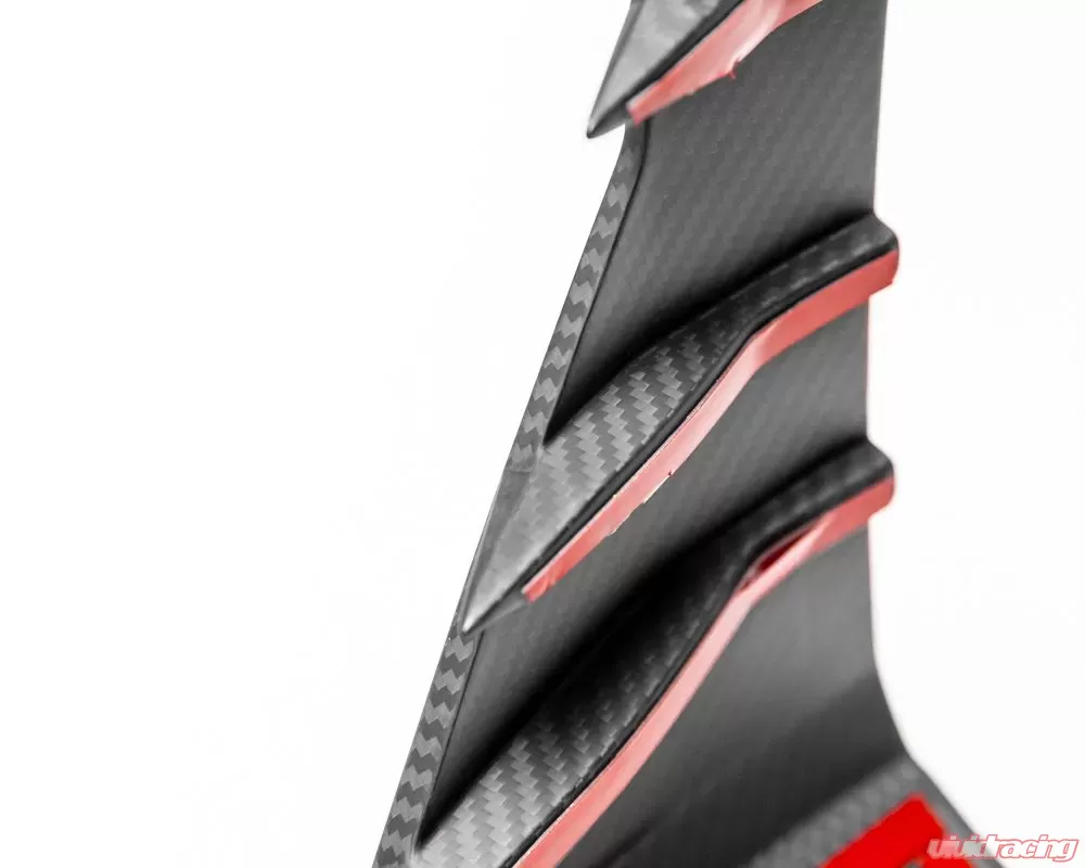 Audi RS 6 Avant C8 Carbon Fiber Front Lip Spoiler - Image 11
