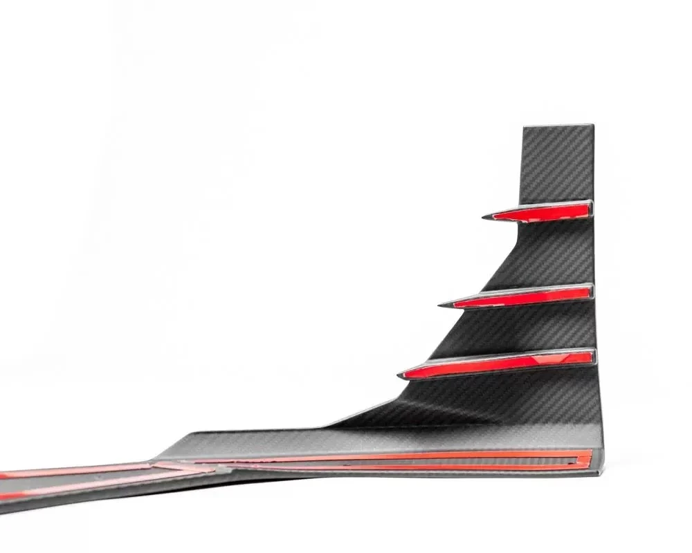 Audi RS 6 Avant C8 Carbon Fiber Front Lip Spoiler - Image 8