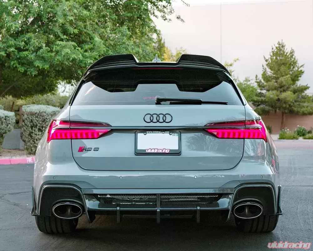 Audi RS 6 Avant C8 Carbon Fiber Rear Roof Spoiler - Image 5