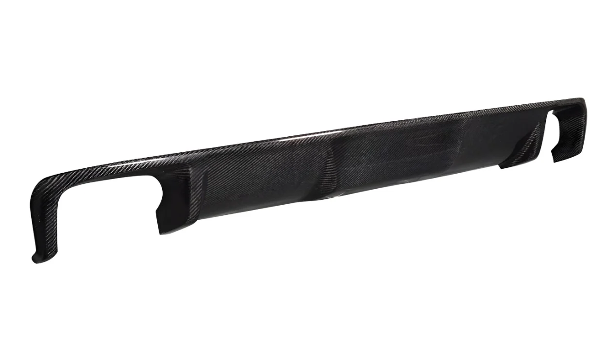 BMW 5 Series F10 (2011-2016) Carbon Fiber Wave Rear Diffuser - Image 2
