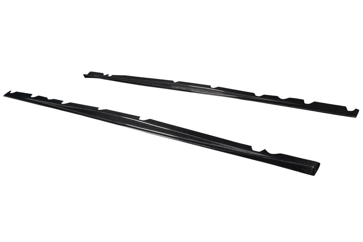 BMW M3 E36 Carbon Fiber Wallen Side Skirt Rocker Panel Splitters