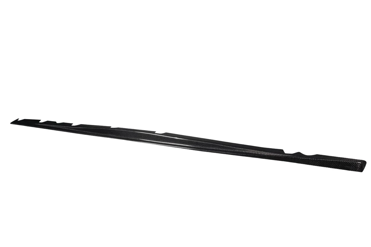 BMW M3 E36 Carbon Fiber Wallen Side Skirt Rocker Panel Splitters - Image 4