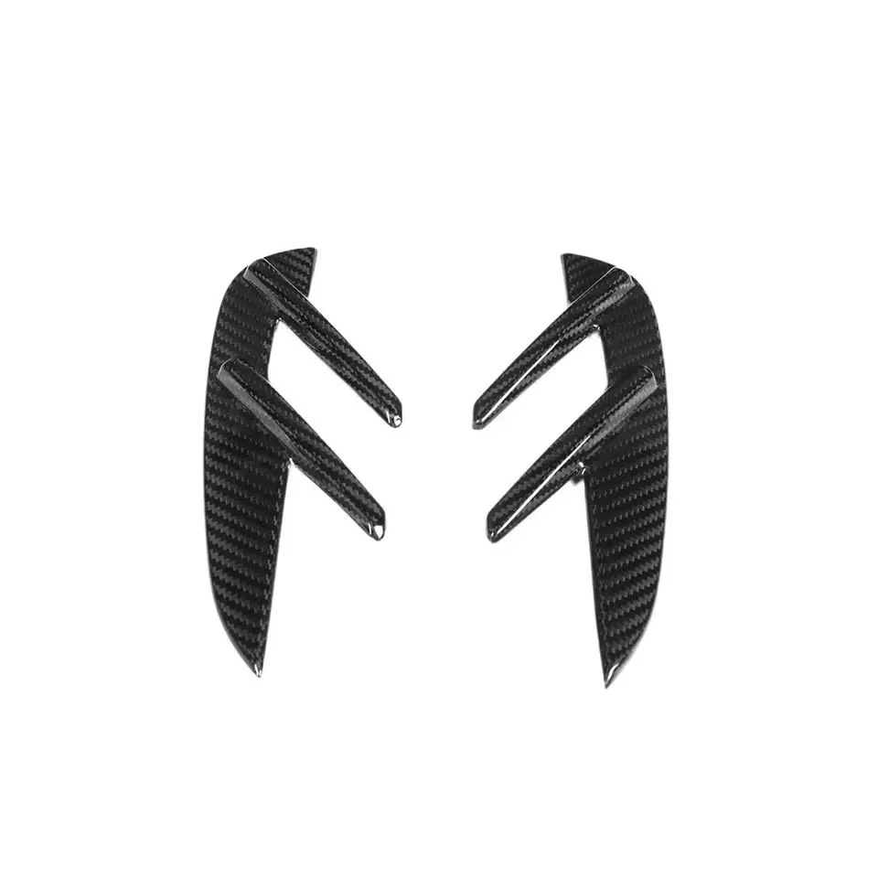 BMW M3 G80 Dry Carbon Fiber Side Fender Vent Trim Cover - Image 4