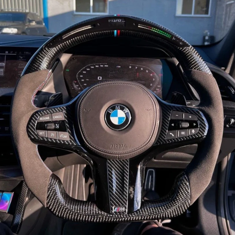 BMW M3 G80 / M4 G82 Carbon Fiber Steering Wheel - Image 3