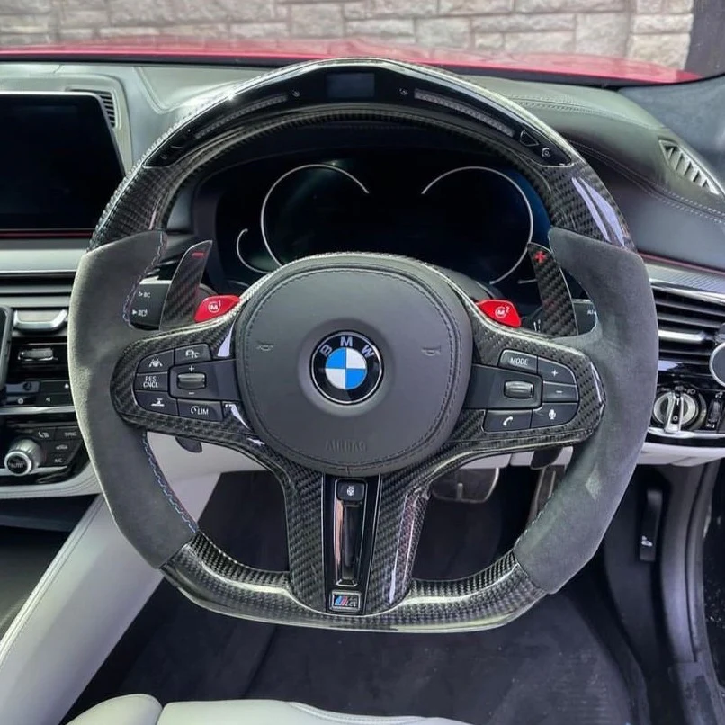 BMW M3 G80 / M4 G82 Carbon Fiber Steering Wheel - Image 4