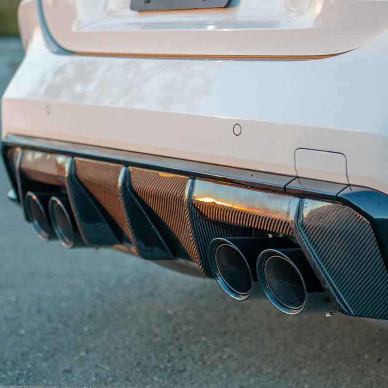 BMW M3 G80 / M4 G82 Dry Carbon Fiber MP Style Rear Diffuser - Image 9