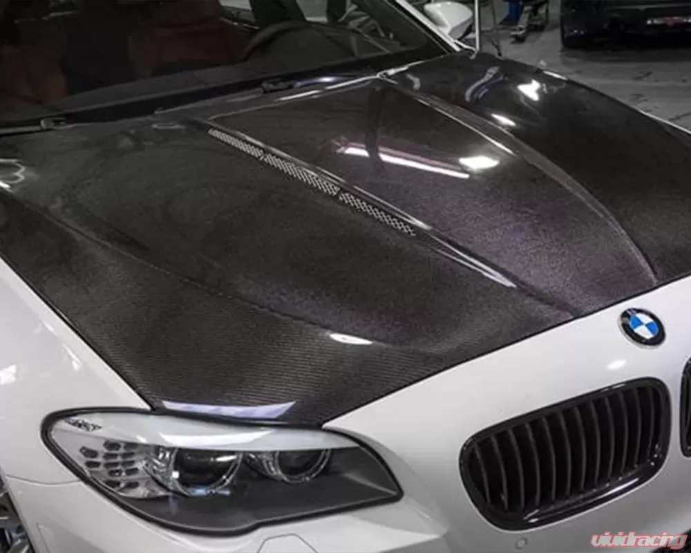 BMW M5 / 550 / 535 / 528 Carbon Fiber Hood Vented Cowl - Image 7