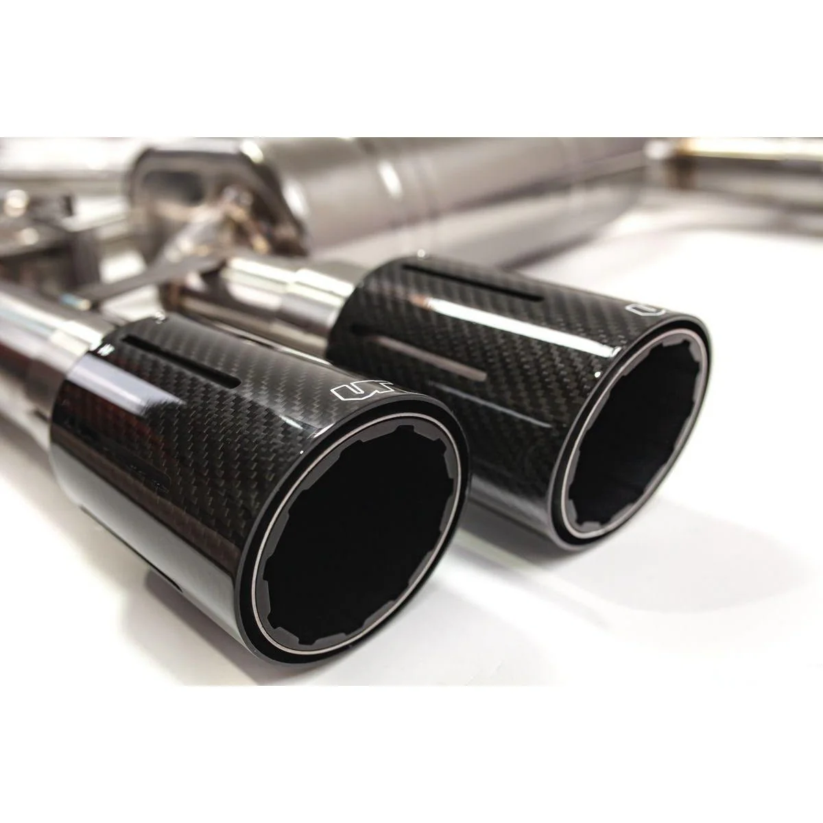 BMW X3 M / X4 M Stainless Valvetronic Exhaust System with Carbon Tips - Image 7