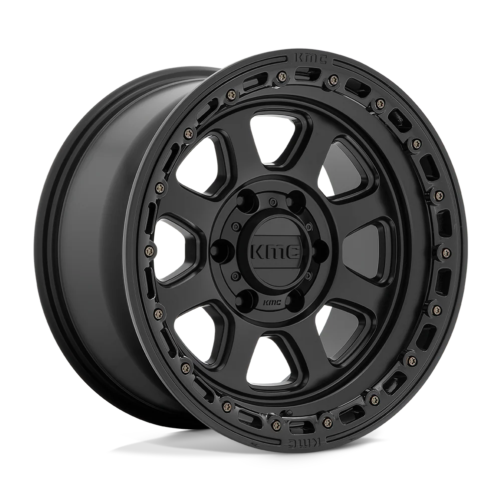 Chase Wheel (Satin Black/Gloss Black Lip)