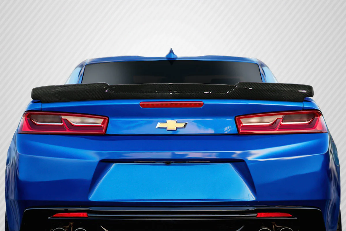 Chevrolet Camaro (2016-2023) Carbon Fiber Arsenal Rear Wing Spoiler - Image 4