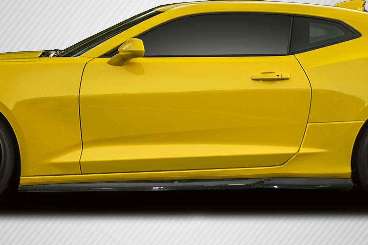 Chevrolet Camaro (2016-2023) Carbon Fiber Arsenal Side Skirts - Image 5