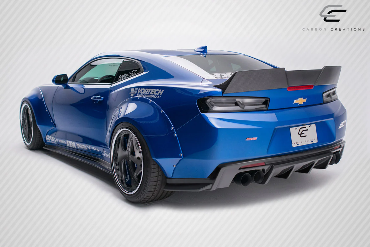 Chevrolet Camaro (2016-2023) Carbon Fiber DriTech Grid Rear Wing Spoiler - Image 10