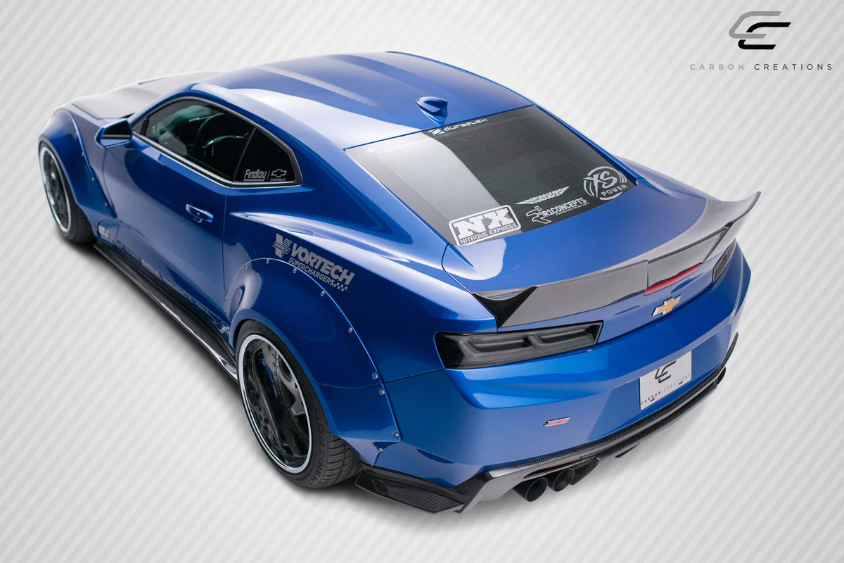 Chevrolet Camaro (2016-2023) Carbon Fiber DriTech Grid Rear Wing Spoiler - Image 11