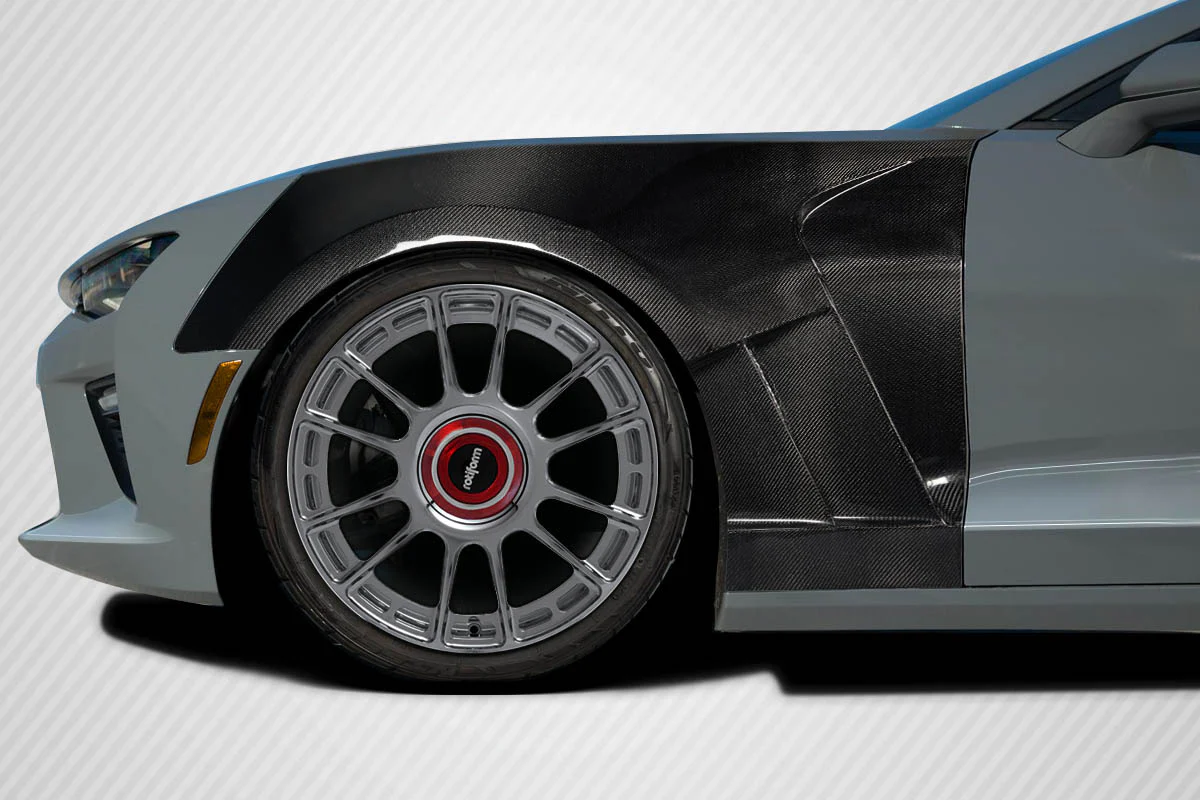 Chevrolet Camaro (2016-2023) Carbon Fiber Revo Front Fenders - Image 7