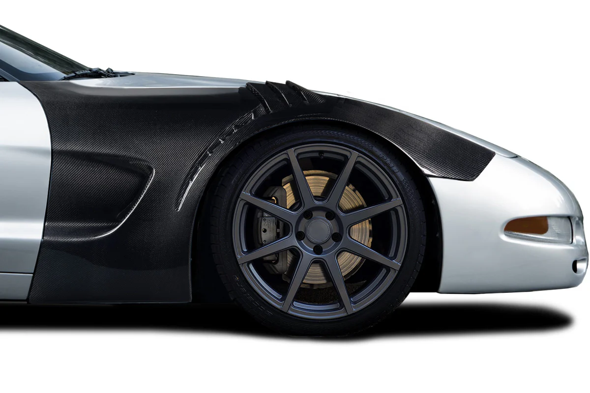 Chevrolet Corvette C5 (1997-2004) Carbon Fiber GT3RS Look Front Fenders - Image 5