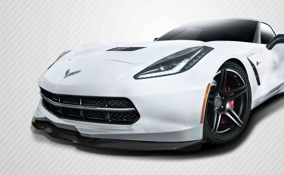 Chevrolet Corvette C7 Carbon Fiber Apex Front Splitter - Image 8