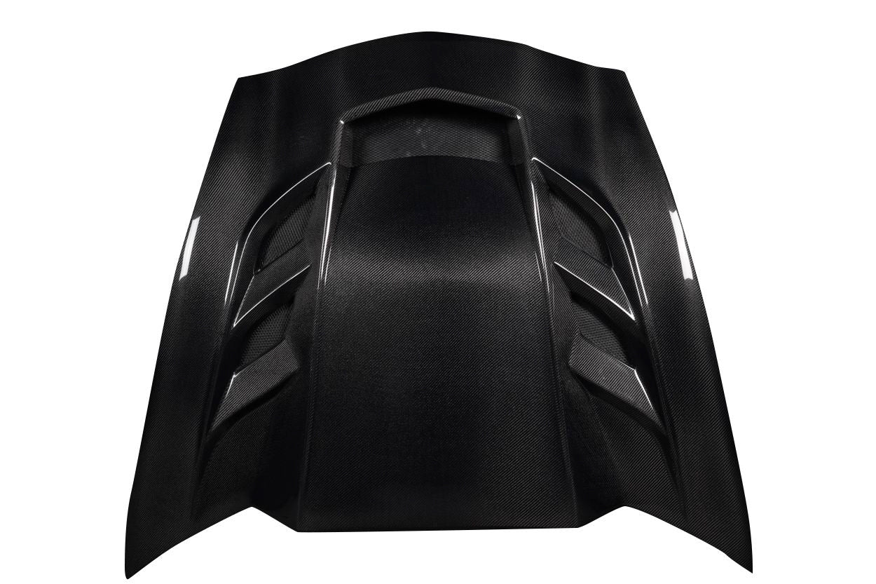 Chevrolet Corvette C7 Carbon Fiber Eagle Eye Hood - Image 5