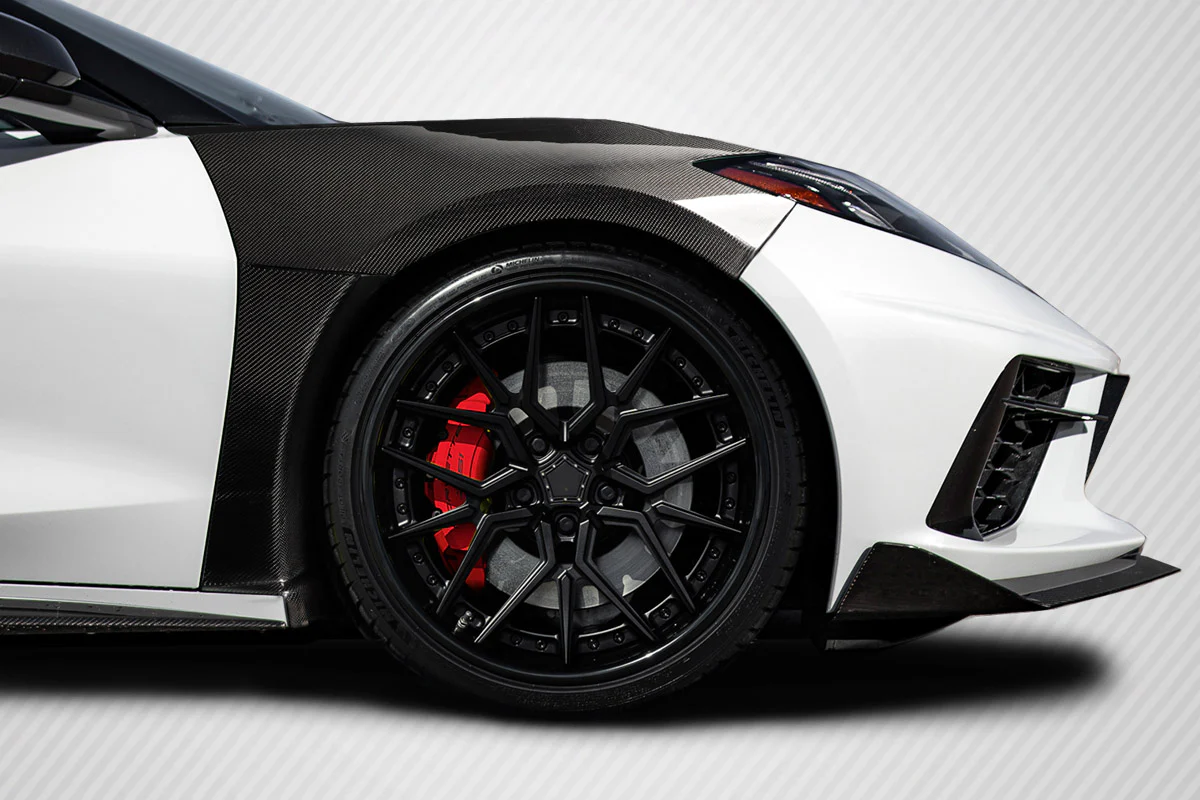 Chevrolet Corvette C8 Carbon Fiber Gran Veloce Front Fenders - Image 8