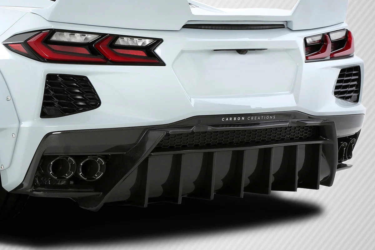 Chevrolet Corvette C8 Carbon Fiber Gran Veloce Rear Diffuser - Image 10
