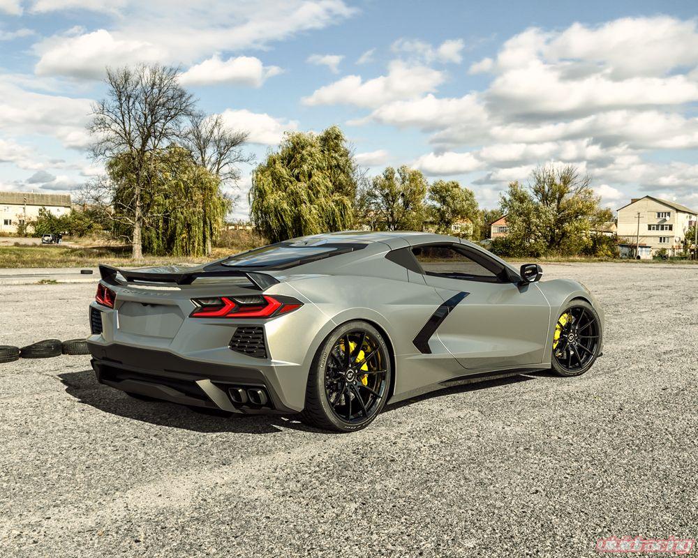 Chevrolet Corvette C8 D03 Wheel Package (Gloss Black) - Image 7