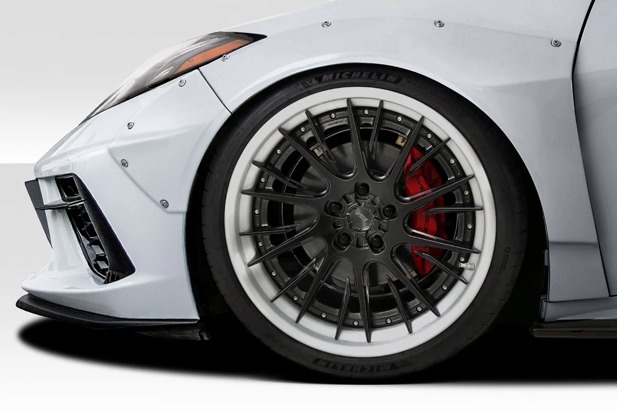 Chevrolet Corvette C8 Gran Veloce Wide Body Front Fender Flares - Image 6