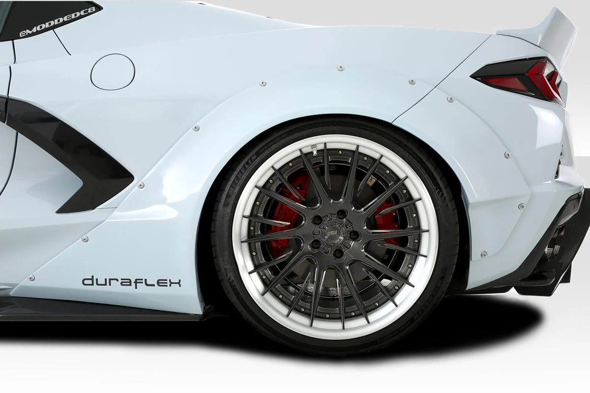 Chevrolet Corvette C8 Gran Veloce Wide Body Rear Fender Flares - Image 12