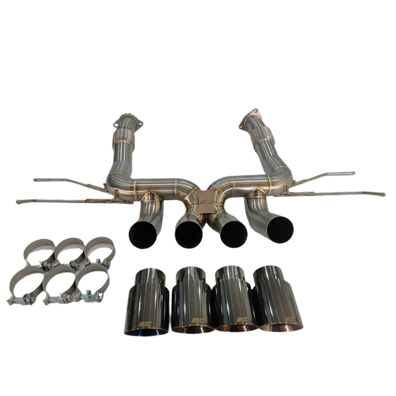 Chevrolet Corvette C8 Z06 304SS Catback Exhaust without Valve - Image 2