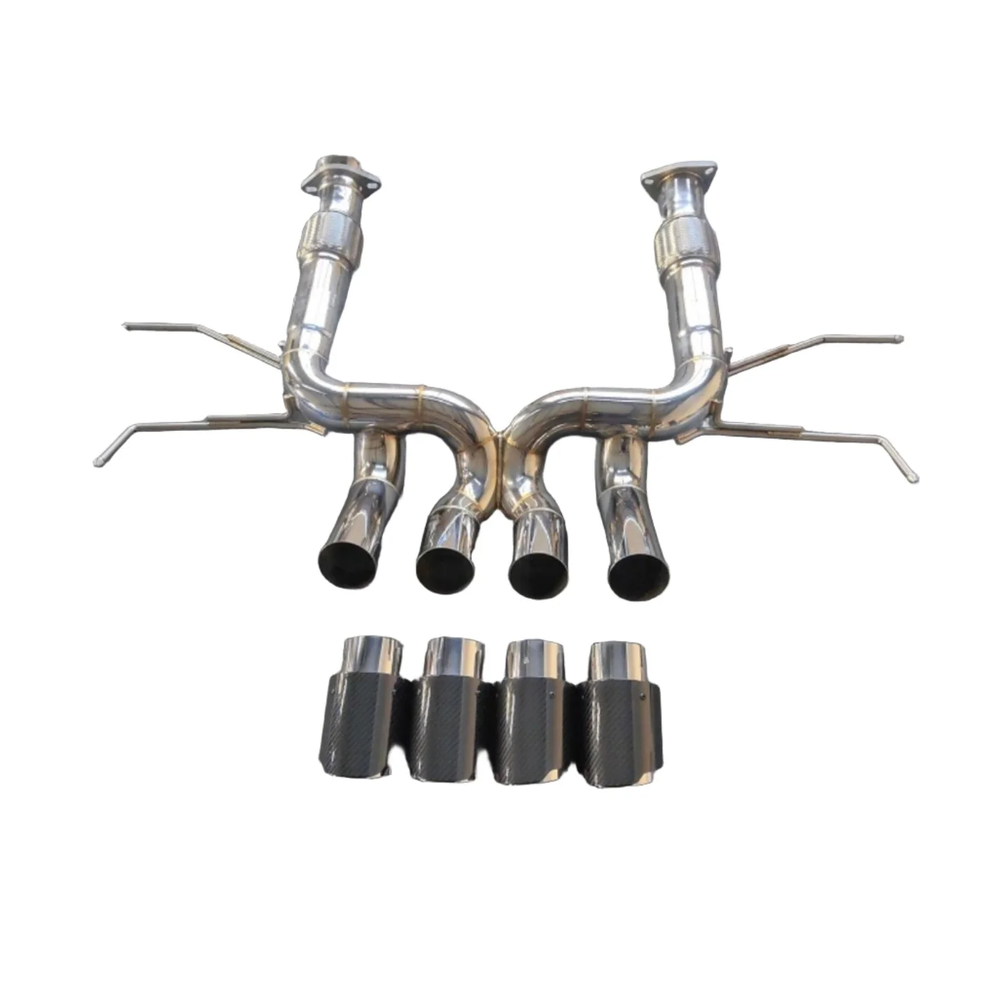 Chevrolet Corvette C8 Z06 304SS Catback Exhaust without Valve - Image 5