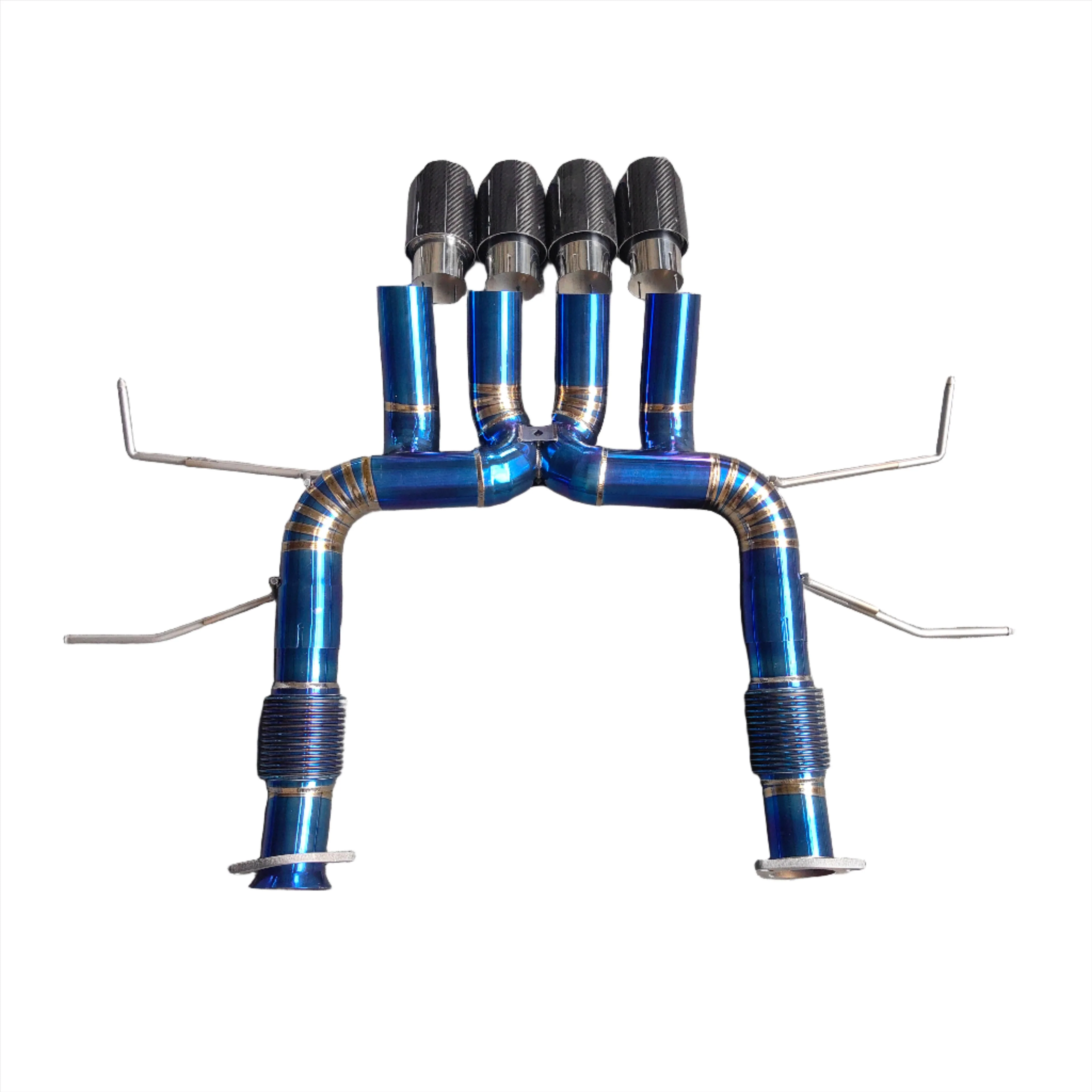 Chevrolet Corvette C8 Z06 Titanium Alloy Catback Exhaust without Valve - Image 6