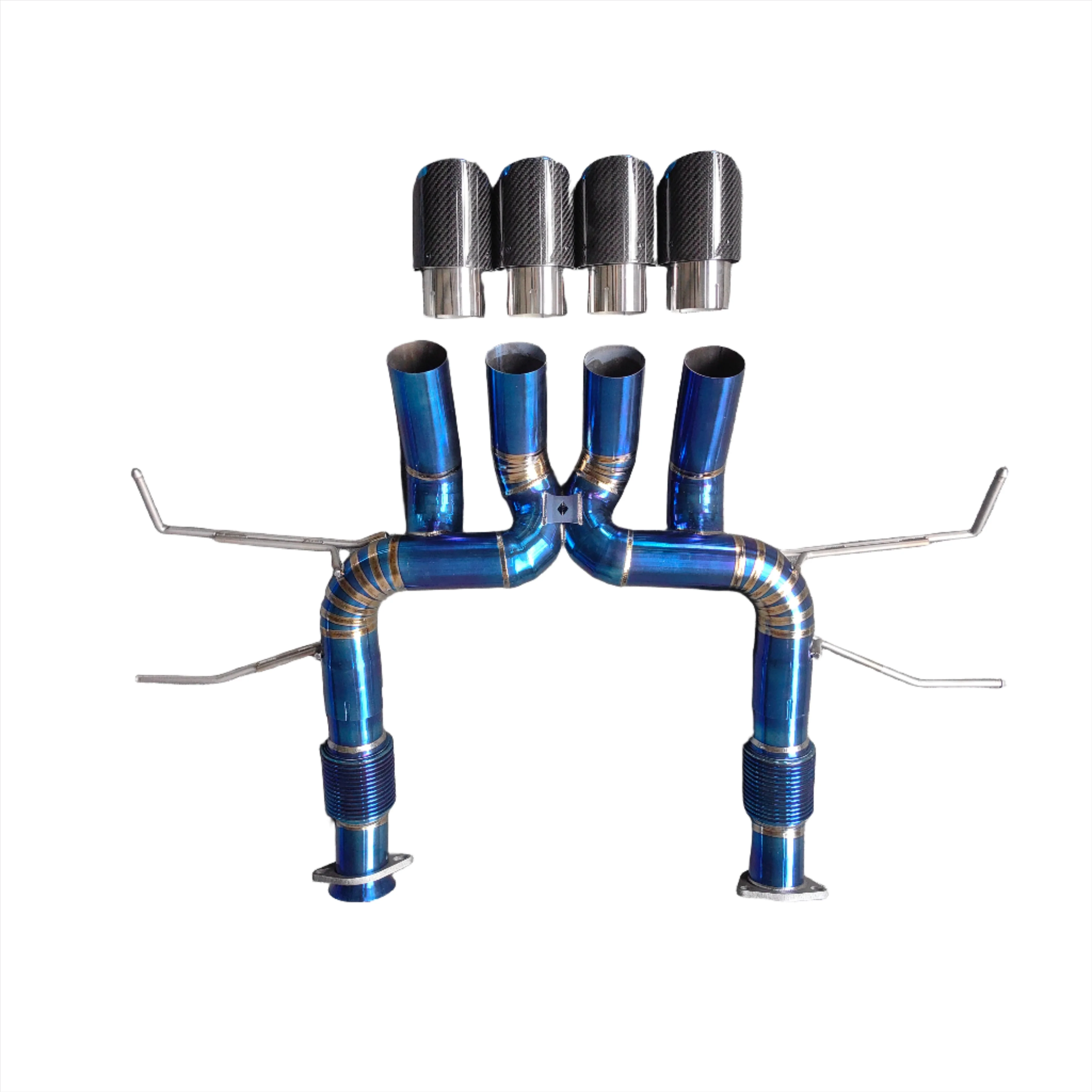 Chevrolet Corvette C8 Z06 Titanium Alloy Catback Exhaust without Valve - Image 7