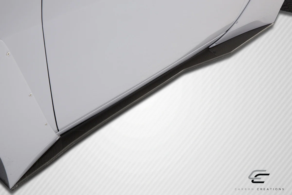Dodge Challenger (2008-2023) Carbon Fiber Circuit Side Splitter - Image 5