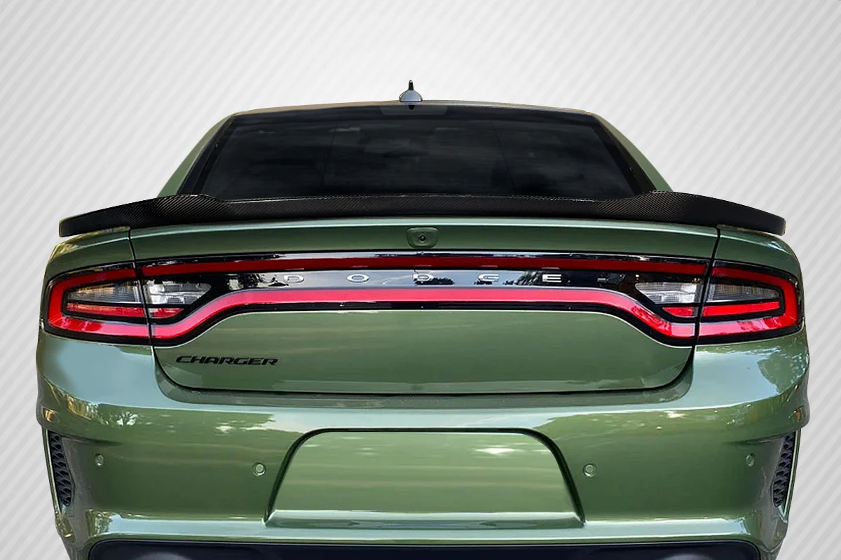 Dodge Charger (2015-2023) Carbon Fiber Ghost Rear Wing Spoiler - Image 7