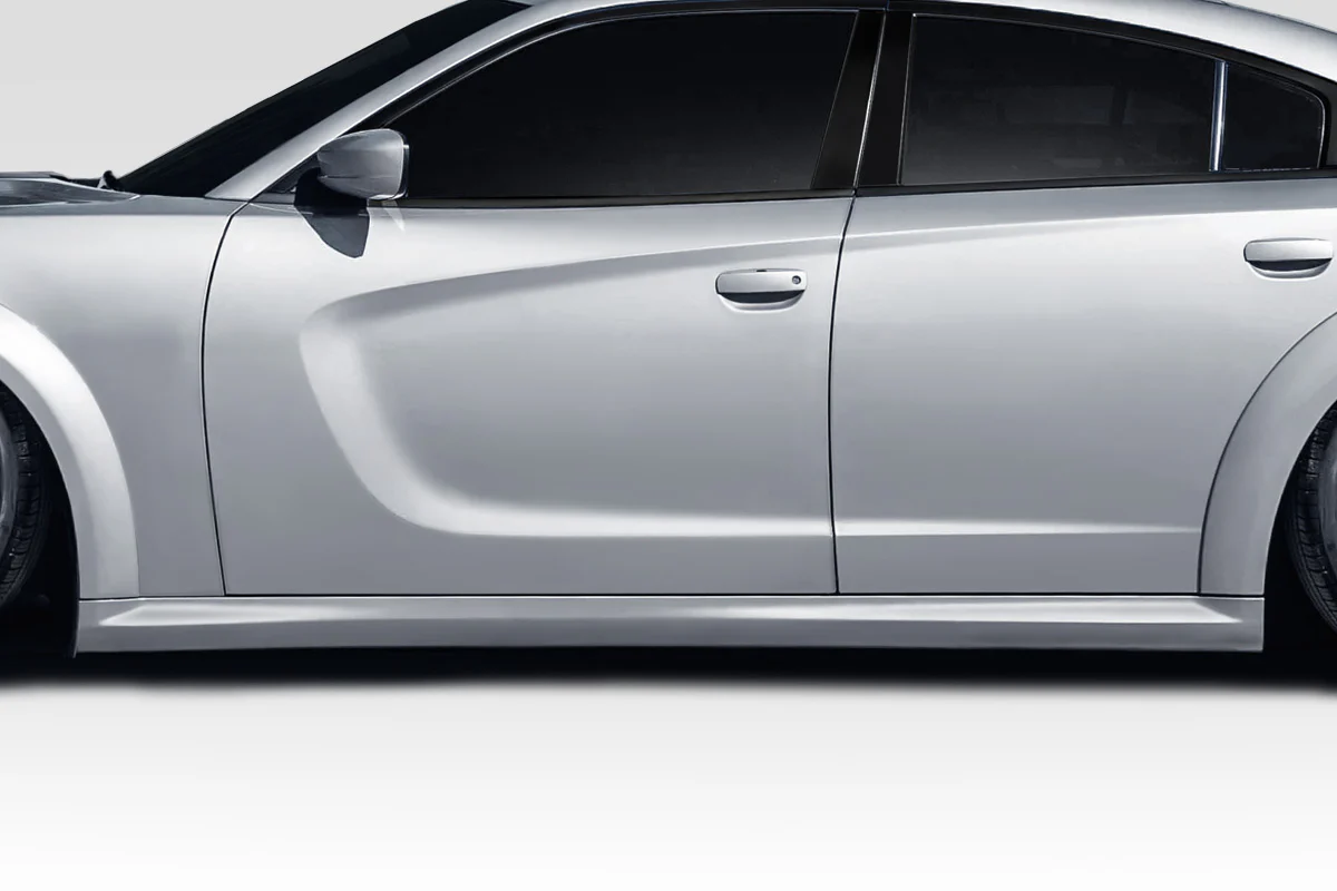 Dodge Charger (2015-2023) Hellcat Widebody Look Side Skirts - Image 5