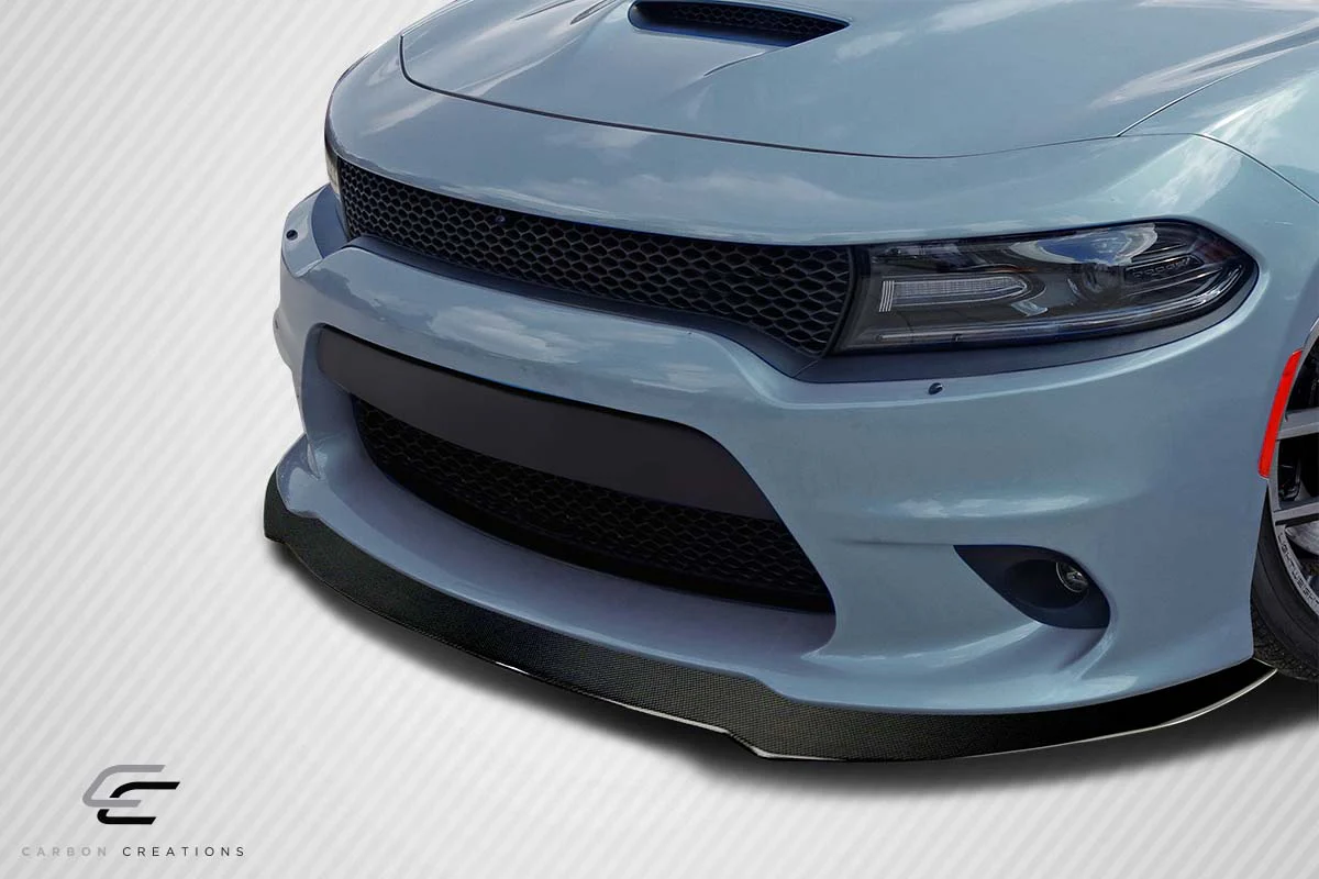 Dodge Charger SRT / Hellcat (2015-2023) Carbon Fiber DriTech Sonic Front Spliiter - Image 5
