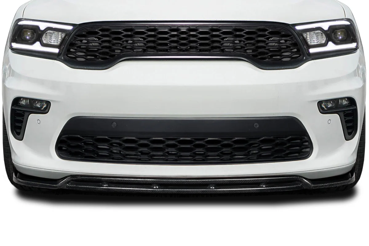 Dodge Durango (2011-2023) Carbon Fiber Malibu Front Lip Spoiler Air Dam - Image 5