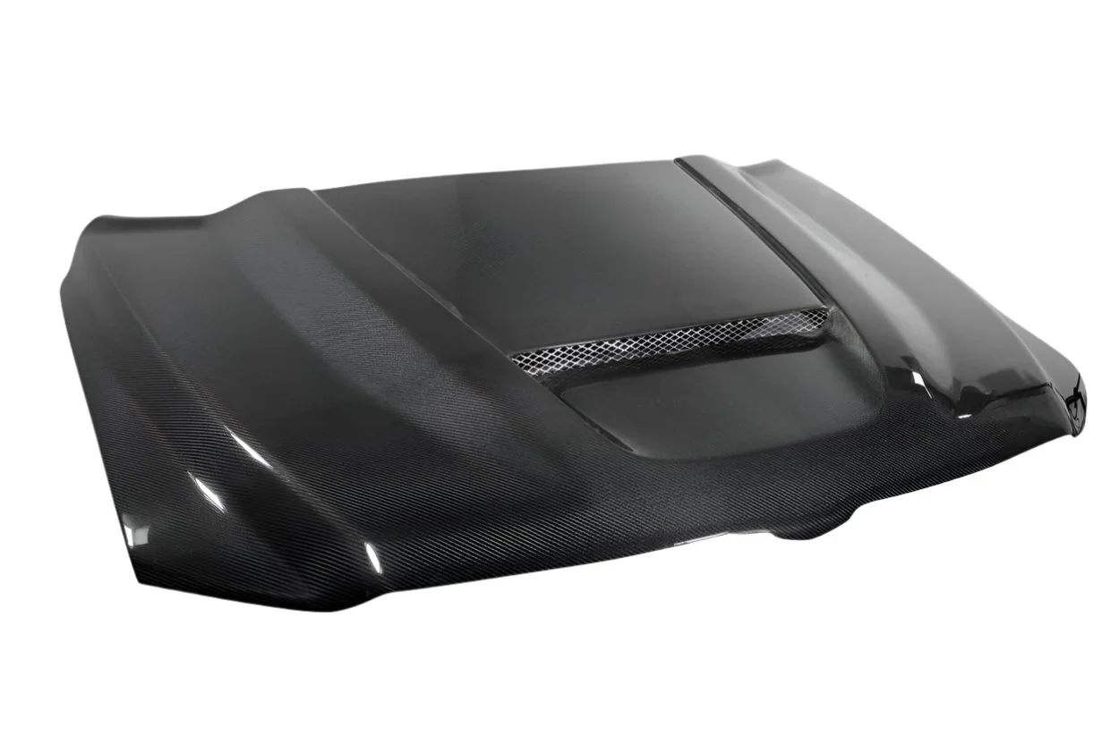 Dodge Ram 1500 (2019-2023) Carbon Fiber SRT Ram Air Hood - Image 3