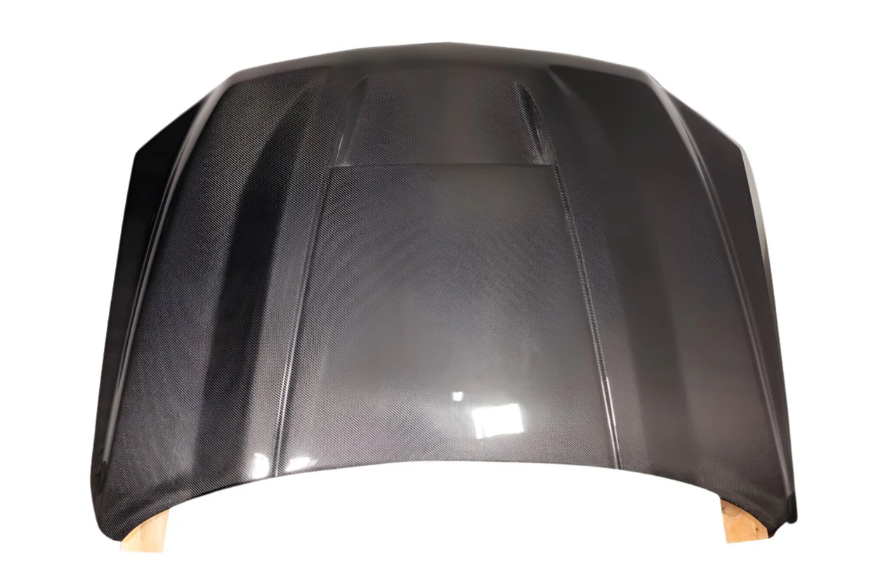 Dodge Ram 1500 (2019-2023) Carbon Fiber SRT Ram Air Hood - Image 4