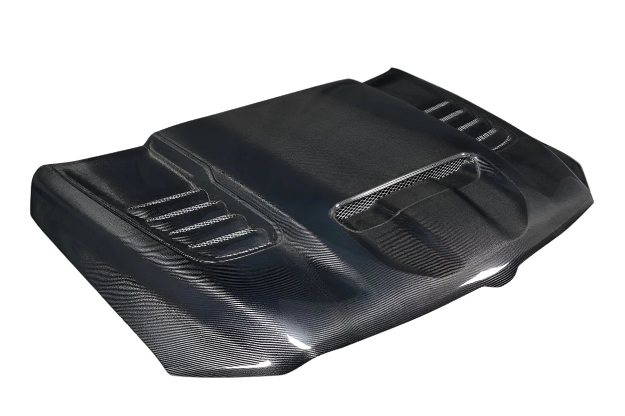 Dodge Ram 1500 (2019-2023) Carbon Fiber TRX Look Hood - Image 2