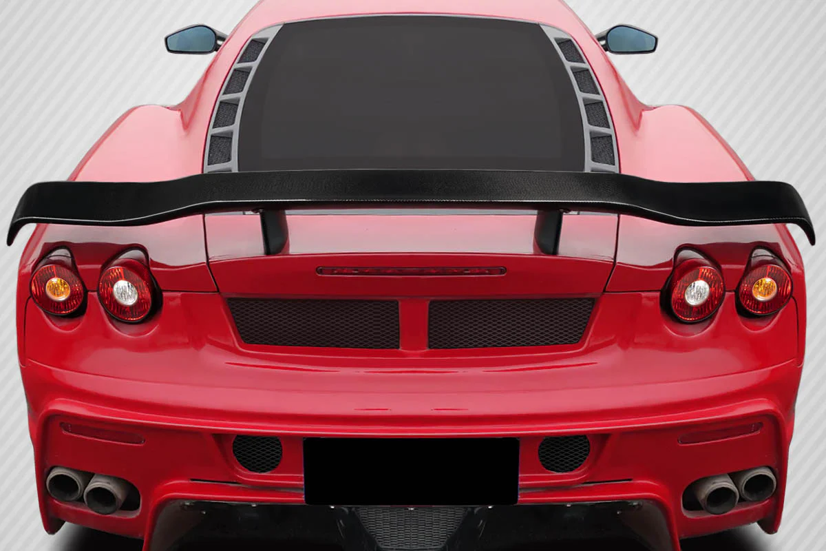 Ferrari F430 (2005-2009) Carbon Fiber Vallera Rear Wing Spoiler - Image 6
