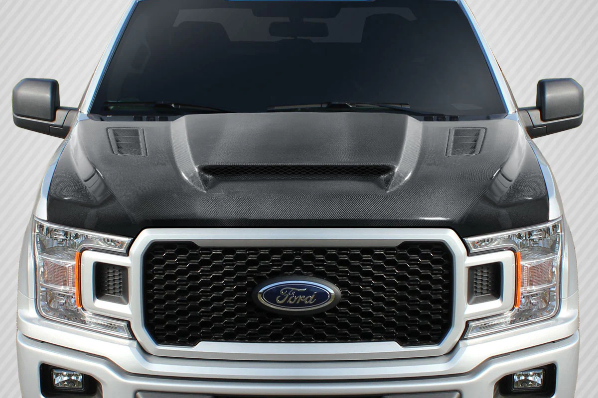 Ford F-150 (2015-2020) Carbon Fiber CVX Hood - Image 6