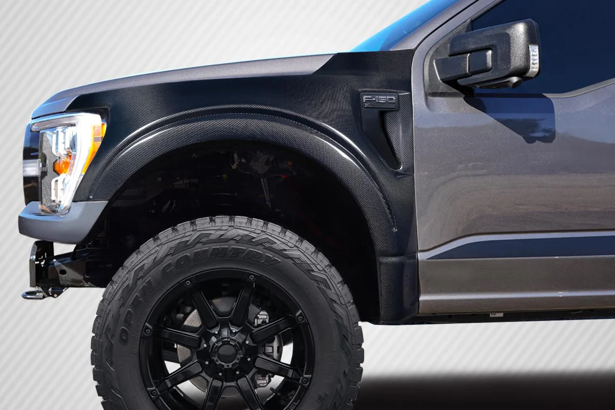 Ford F-150 (2021-2023) Carbon Fiber Maxxen Front Fenders - Image 5
