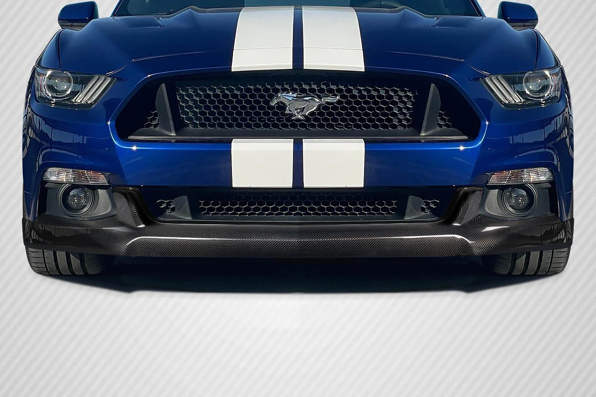 Ford Mustang (2015-2017) Carbon Fiber Goblin Front Lip - Image 4