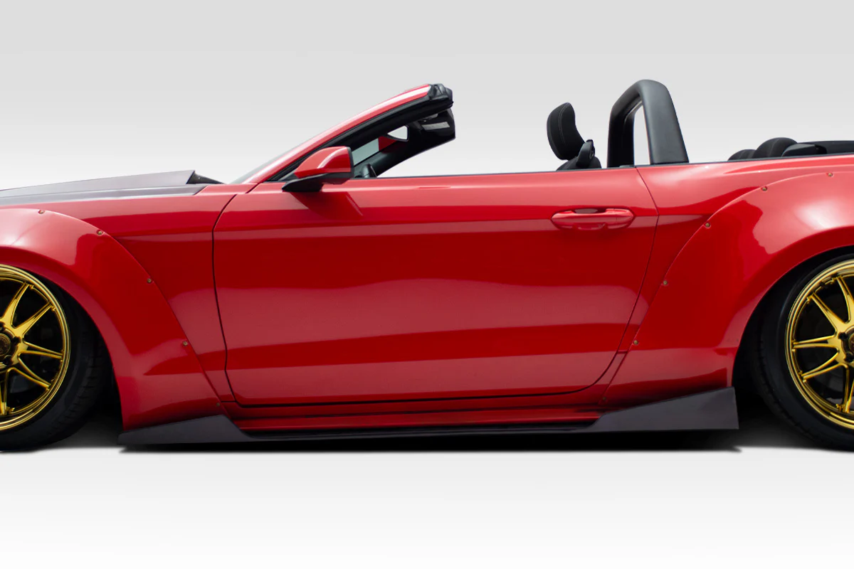 Ford Mustang (2015-2023) Grid Side Skirts Rocker Panels - Image 4