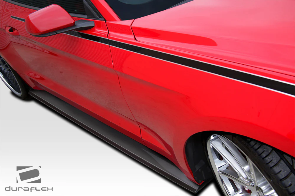 Ford Mustang (2015-2023) GT Concept Side Skirt Splitters - Image 5