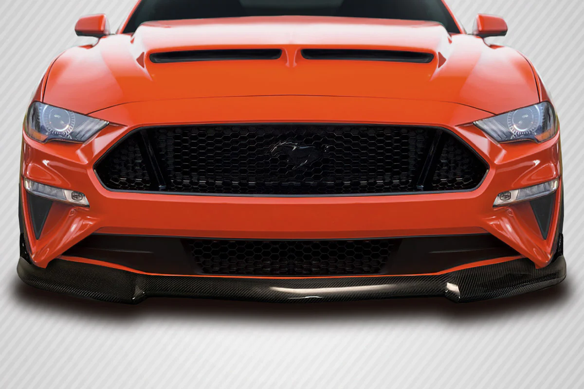 Ford Mustang (2018-2023) Carbon Fiber CVX Front Lip - Image 11