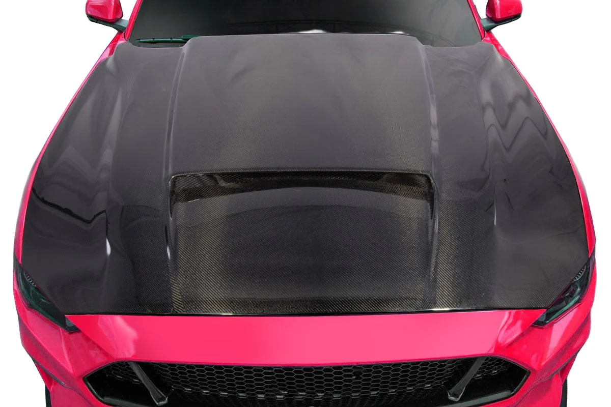 Ford Mustang (2018-2023) Carbon Fiber CVX Hood